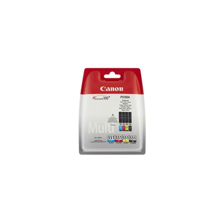 Tusz Canon CLI551 do iP-7250, MG-5450 | CMYK, Tusze, Materiały eksploatacyjne