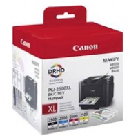 Zestaw czterech tuszy Canon PGI2500XL do MB-5050/5350 | 4 x 19.3ml | CMYK, Tusze, Materiały eksploatacyjne