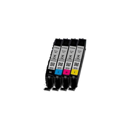 Tusz Canon CLI-571CMYK do Pixma MG-5750/6850/7750 | 4 x 7ml | CMYK, Tusze, Materiały eksploatacyjne