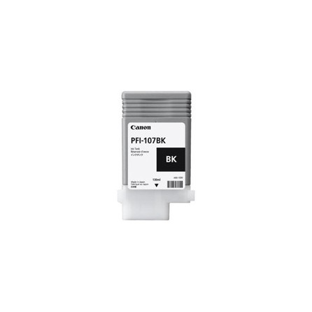 Tusz Canon PFI-107BK do iPF670/680/685/770/780/785 | 130ml | black, Tusze, Materiały eksploatacyjne