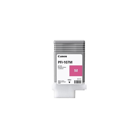 Tusz Canon PFI-107M do iPF670/680/685/770/780/785 | 130ml | magenta, Tusze, Materiały eksploatacyjne