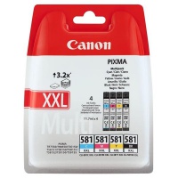 Tusz Canon CLI-581 XXL CMYK do Pixma TR7550/TR8550 | 4 x 11,7ml | CMYK, Tusze, Materiały eksploatacyjne