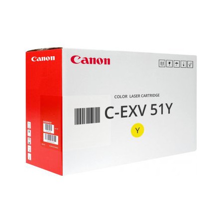 Toner Canon CEXV51Y do iR-ADV C5535i/C5540i | 26 000 str. | yellow, Tonery, Materiały eksploatacyjne