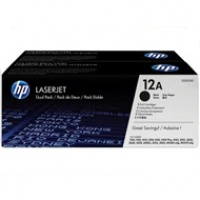 Zestaw dwóch tonerów HP 12A do LaserJet 1010/1012/1015 | 2 x 2 000 str. | black, Tonery, Materiały eksploatacyjne