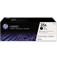 Zestaw dwóch tonerów HP 35A do LaserJet P1005/1006 | 2 x 1 500 str. | black, Tonery, Materiały eksploatacyjne