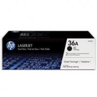 Zestaw dwóch tonerów HP 36A do LaserJet P1505, M1120/1522 | 2x2 000 str. | black, Tonery, Materiały eksploatacyjne