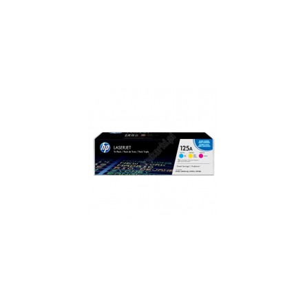 Zestaw trzech tonerów HP 125A do LJ CP1215 ,CM1312 | 3 x 1 400 str. | CMY, Tonery, Materiały eksploatacyjne