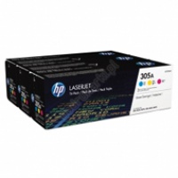 Zestaw trzech tonerów HP 305A do LJ Pro 300 color M375/475 | 3 x 2 600 str. |CMY, Tonery, Materiały eksploatacyjne
