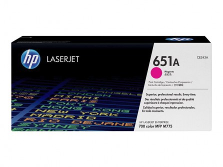 Toner HP 651A do HP LaserJet E 700 color M775 | 16 000 str. | magenta, Tonery, Materiały eksploatacyjne