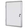 Dry-wipe Magnetic Display Case BI-OFFICE, 15xA4, 90x120cm, white