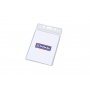 Name Badge soft side-opening clear
