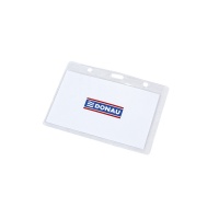 Name Badge Holder soft top-opening clear