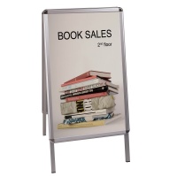 Free Standing Display Board 59. 4x84. 1cm double-sided white