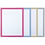 Dry-wipe Notice Board 60x40cm glazed colourful frames