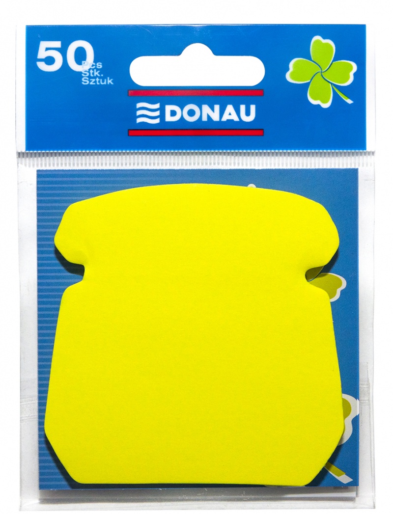 Bloczek samoprzylepny DONAU, 1x50 kart., telefon, żółty