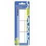 Filing Index Tabs with ruler PP 37x50mm 3x10 pcs assorted colours