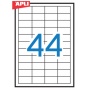 Universal Labels APLI 48. 5x25. 4mm, rectangle, white, 100 sheets