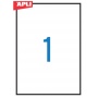 Universal Labels APLI 210x297mm, rectangle, white, 100 sheets