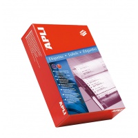 Etykiety do drukarek igłowych APLI, 101,6x48,7mm, białe, Etykiety samoprzylepne, Papier i etykiety