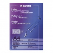 Pencil Carbon Paper DONAU, waxed, A4, 50pcs, violet