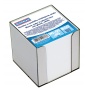 Kostka DONAU nieklejona, w pudełku, 95x95x95mm, ok. 800 kart., biała, Kostki, Papier i etykiety