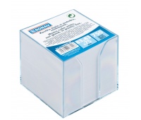 Kostka DONAU nieklejona, w pudełku, 92x92x82mm, biała, Kostki, Papier i etykiety