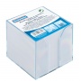 Kostka DONAU nieklejona, w pudełku, 92x92x82mm, biała, Kostki, Papier i etykiety