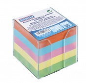Note Cube Cards DONAU, in a box, 95x95x95mm, assorted colours