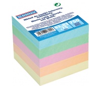 Kostka DONAU nieklejona, 83x83x75mm, mix kolorów, Kostki, Papier i etykiety