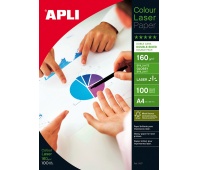 Papier fotograficzny APLI Glossy Laser Paper, A4, 160gsm, błyszczący, 100ark., Papiery specjalne, Papier i etykiety
