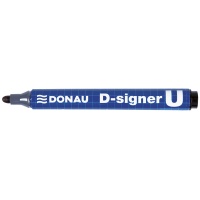 Permanent Marker DONAU D-Signer U, round, 2-4mm (line), black