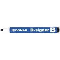 Whiteboard Marker DONAU D-Signer B, round, 2-4mm (line), black