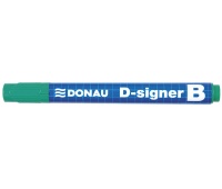 Whiteboard Marker DONAU D-Signer B, round, 2-4mm (line), green