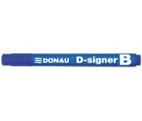 Whiteboard Marker DONAU D-Signer B, round, 2-4mm (line), blue