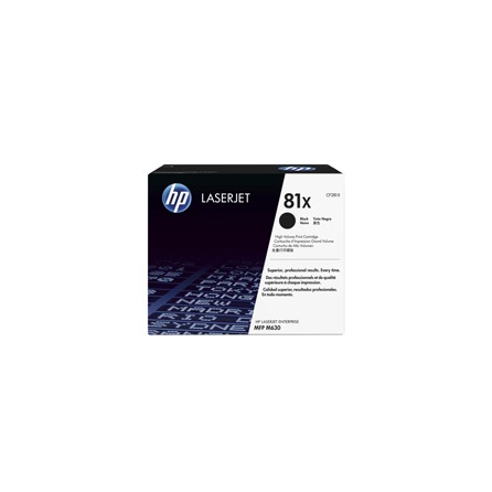 Toner HP 81X do LJ ENTERPRISE M605/606/630 | 25 000 str. | black, Tonery, Materiały eksploatacyjne