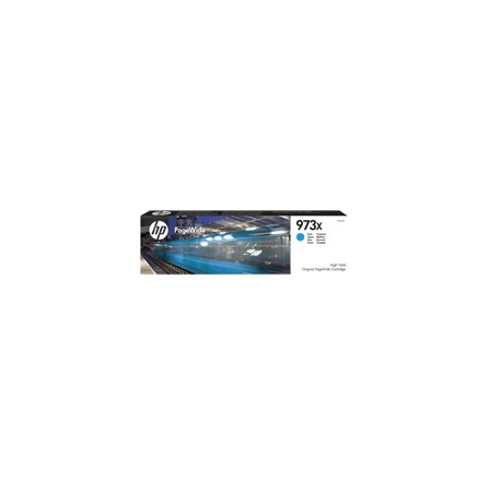 Tusz HP 973X do PageWide Pro 452DW/DWT, 477DW/DWT | 7 000 str. | cyan, Tusze, Materiały eksploatacyjne