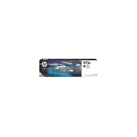 Tusz HP 973X do PageWide Pro 452DW/DWT, 477DW/DWT | 7 000 str. | magenta, Tusze, Materiały eksploatacyjne