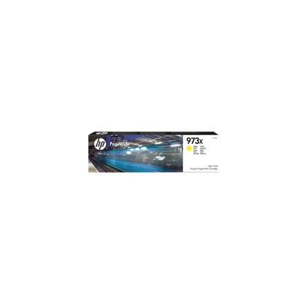Tusz HP 973X do PageWide Pro 452DW/DWT, 477DW/DWT | 7 000 str. | yellow, Tusze, Materiały eksploatacyjne