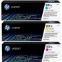 Zestaw trzech tonerów HP 201X | 3 x 2300 str | CMY, Tonery, Materiały eksploatacyjne