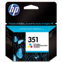 Tusz HP 351 Vivera do Deskjet D4260/4360, Officejet J5780 | 170 str. | CMY, Tusze, Materiały eksploatacyjne