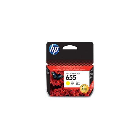Tusz HP 655 do Deskjet 3525/4615/4625/5525/6525 | 600 str. | yellow, Tusze, Materiały eksploatacyjne