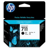 Tusz HP 711 do Designjet T120/520 | 80ml | black, Tusze, Materiały eksploatacyjne