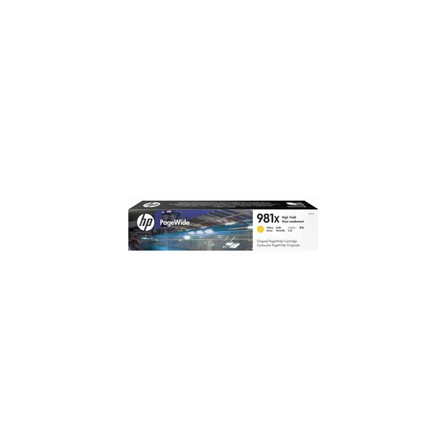 Tusz HP 981XL do PageWide Color 556dn | 10 000 str. | yellow, Tusze, Materiały eksploatacyjne