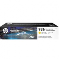 Tusz HP 981XXL Extra HY do PageWide Color 556dn | 16 000 str. | yellow, Tusze, Materiały eksploatacyjne