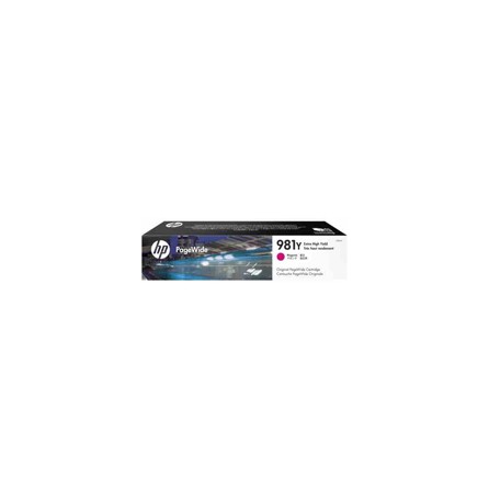 Tusz HP 981XXL Extra HY do PageWide Color 556dn | 16 000 str. | magenta, Tusze, Materiały eksploatacyjne