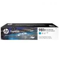 Tusz HP 981XXL Extra HY do PageWide Color 556dn | 16 000 str. | cyan, Tusze, Materiały eksploatacyjne