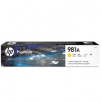 Tusz HP 981A do PageWide Color 556dn | 6 000 str. | yellow, Tusze, Materiały eksploatacyjne