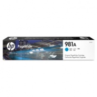 Tusz HP 981A do PageWide Color 556dn | 6 000 str. | cyan, Tusze, Materiały eksploatacyjne
