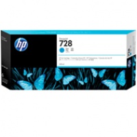 Tusz HP 728 do Designjet T730/T830 | 300ml | cyan, Tusze, Materiały eksploatacyjne