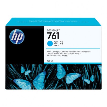 Tusz HP 761 do Designjet T7100/T7200 | 400ml | cyan, Tusze, Materiały eksploatacyjne